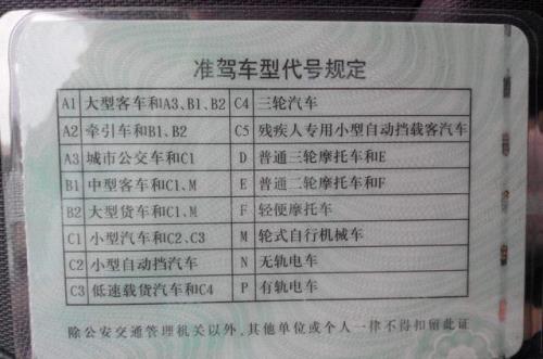 B1驾照年纪要求