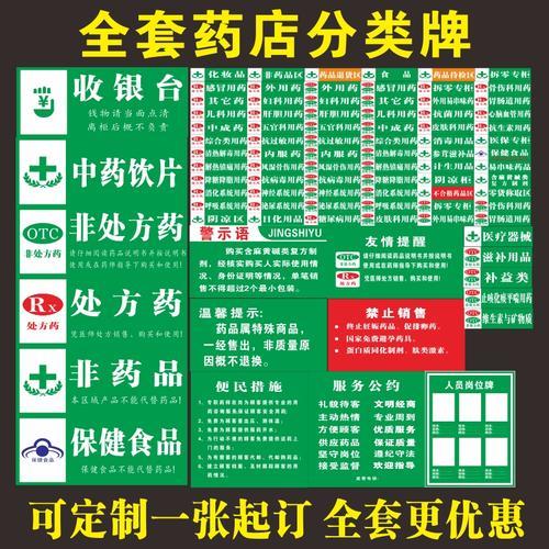药店标签怎么写