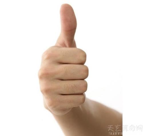 大拇指弯曲程度测性格