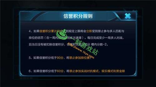 信誉积分低于90分怎么快速恢复