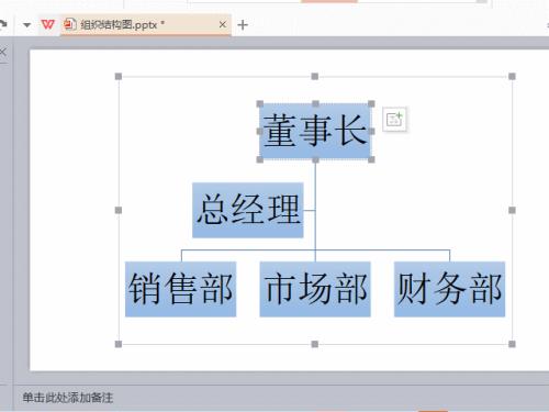 wps组织架构竖向文字框怎么写两行
