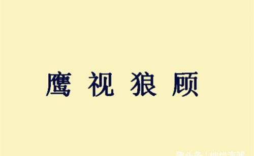 形容眼神火热的成语