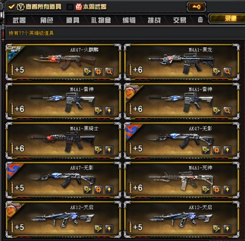 cf雷暴套装买一套有什么