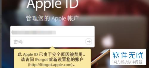 苹果id验证问题无法重置