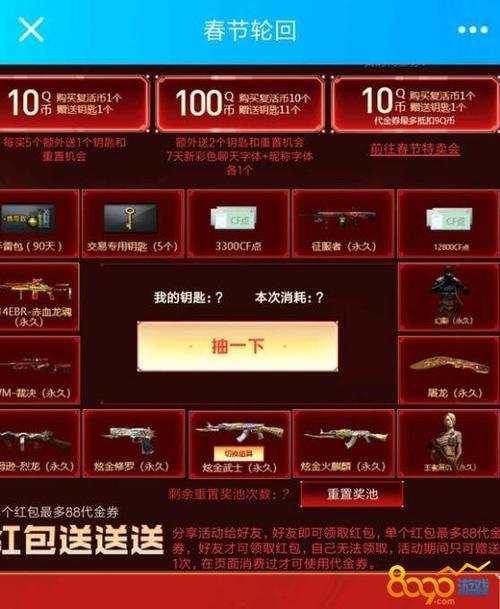 cf抽点券什么时候返场