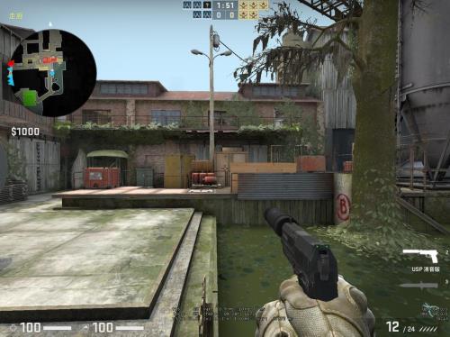csgo看不到地图和血量