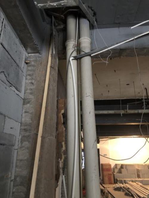 高层排污管道三条怎样分布