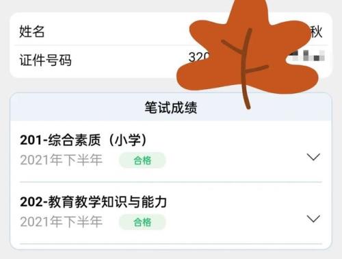 教资面试成绩怎么询问