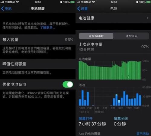 苹果电池最近用量显示频繁