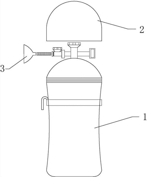 氧气瓶简笔画