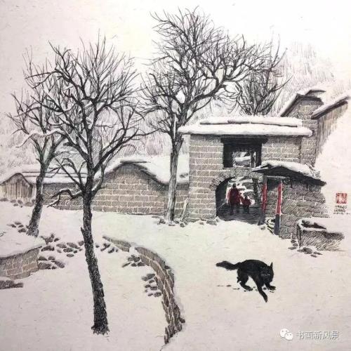 著名的雪景画