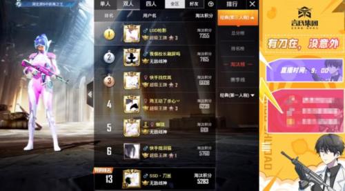 和平精英10000分战神一局加几分
