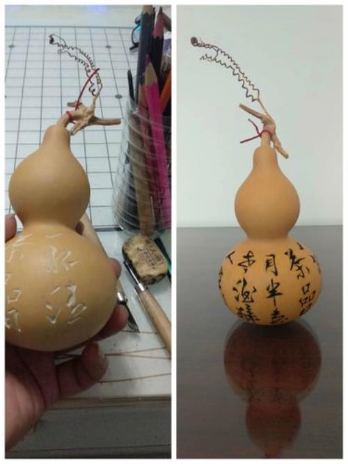 葫芦生长多久能刻字