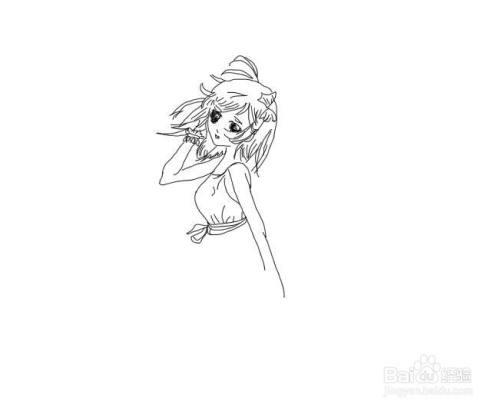 一步一步画宁荣荣素描画