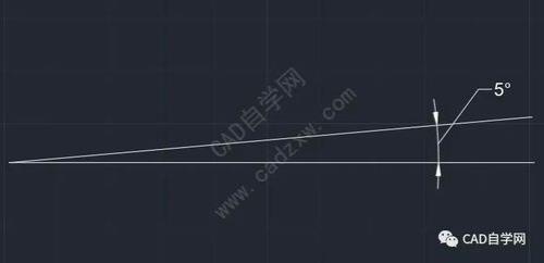怎么标注CAD中两斜线的距离