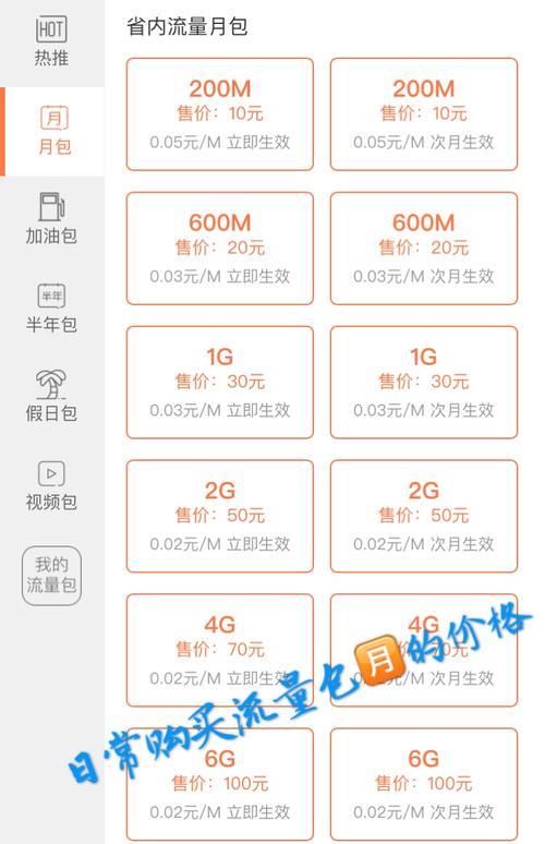 20g和200m流量哪个多