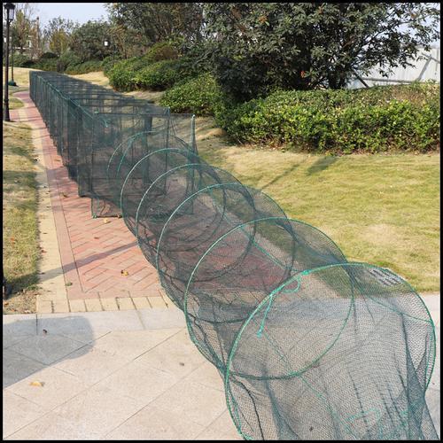 60x80的30米地笼怎么下