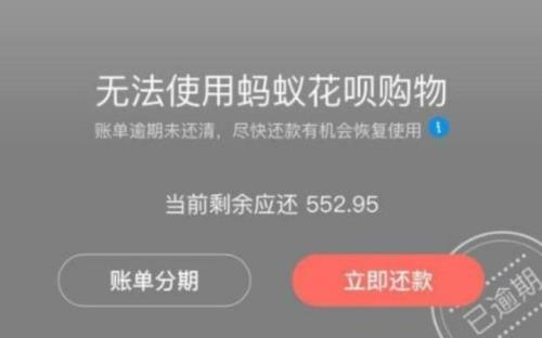 支付宝逾期多久恢复