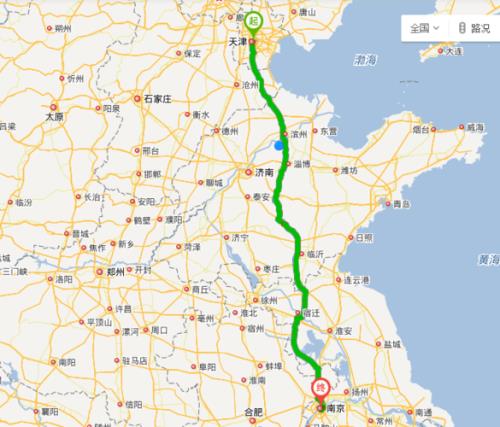 北京到天津多少公里