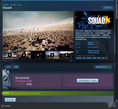 战术小队直接能在steam玩么