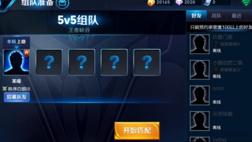 王者荣耀小队多少级才会显示