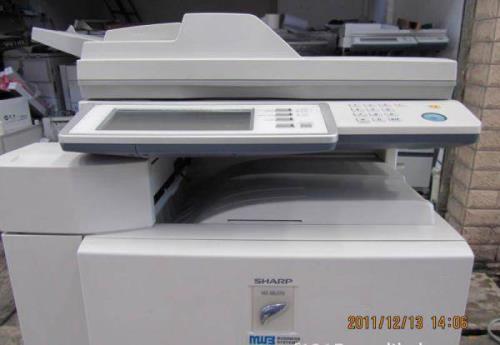 夏普12008复印机印的颜色浅