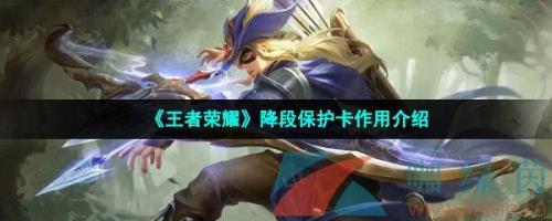 王者降段保护卡用不了