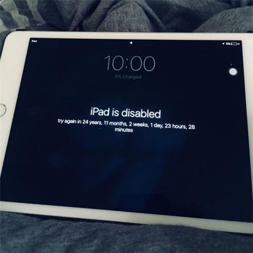 ipad输错密码时间是多少