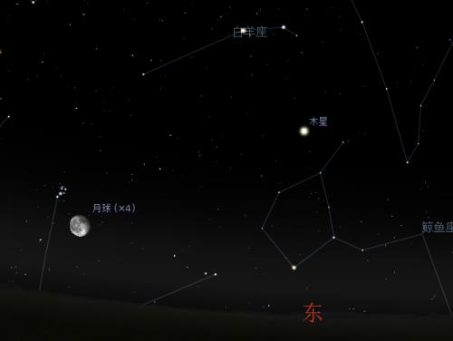 木星在夜空的什么方位