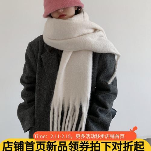 2021最流行围巾织法三针并一针