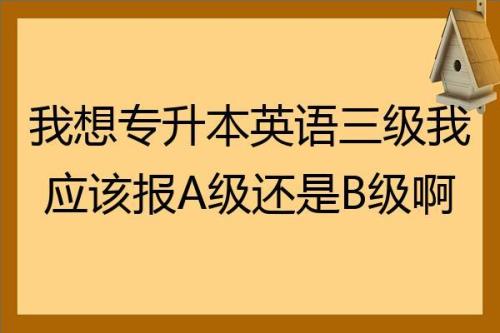 英语a级和三级有什么区别