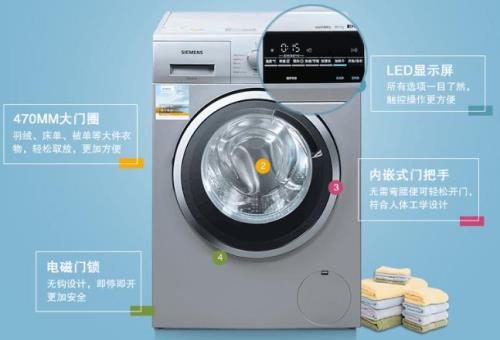西门子iq300洗衣机屏幕灯全亮
