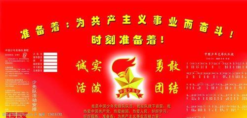 少先队九队誓词