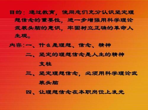 志向梦想信念信仰是不是一回事