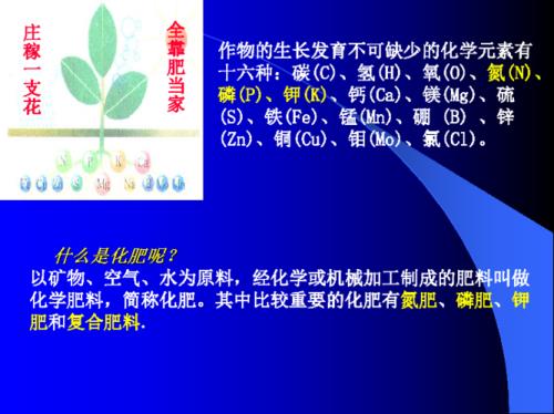 化学中缺少元素的坏处