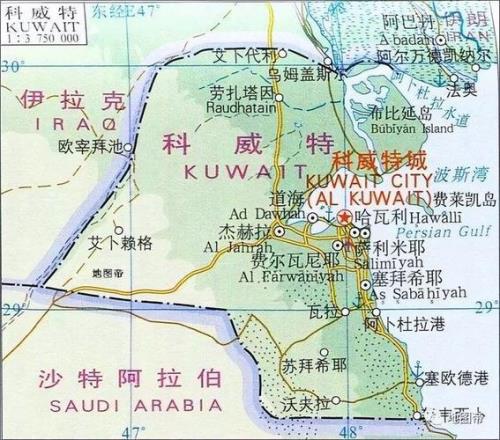 科威特面积有多大