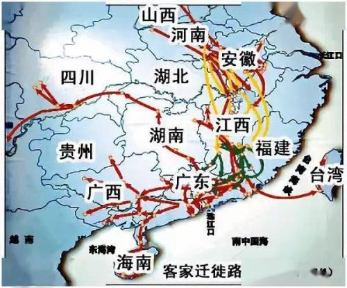 客家人口大省排名