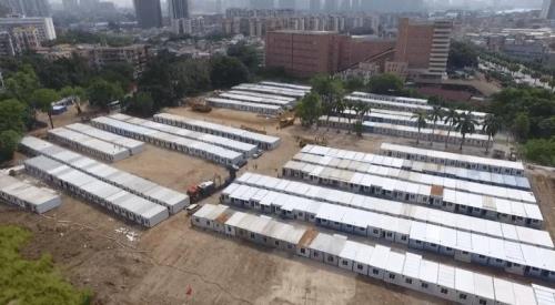 广州的方舱医院是建在什么地方