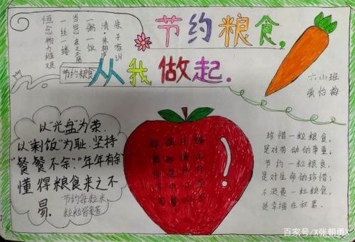 节约粮食从我做起家长评语