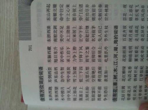 四字词语各什么各什么