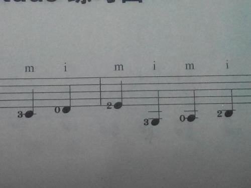 五线谱低音谱表上加一间的音是(