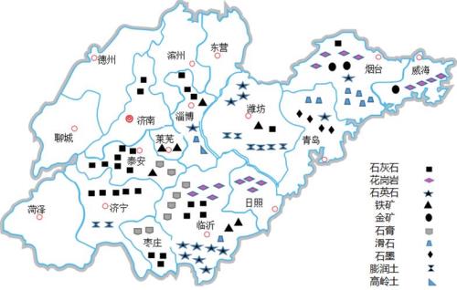 青岛的主要矿产资源