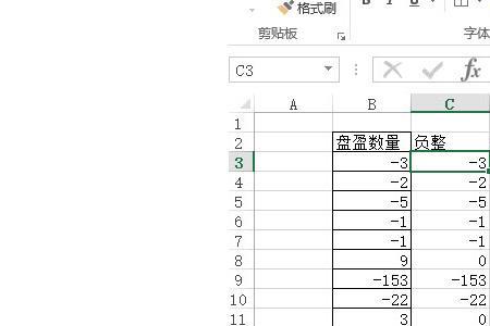 excel计算结果只显示正数与零