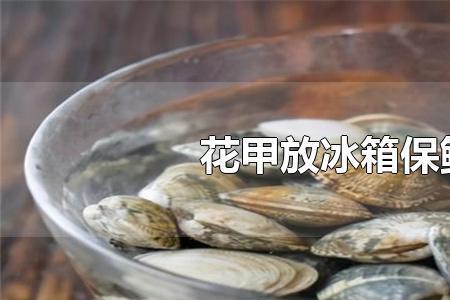 花甲冰箱冻死还能吃吗