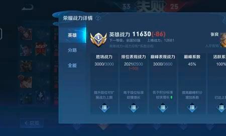 6000战力新赛季掉多少