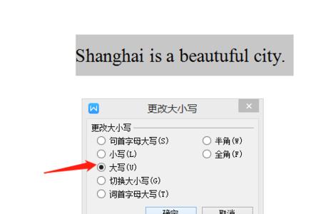 wps里输入字母全部变成大写的了