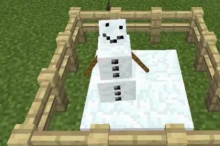 我的世界怎么让雪傀儡不化