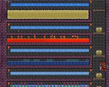 泰拉瑞亚地下怎么造墙