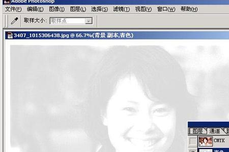 ps导出照片为什么是黑白的