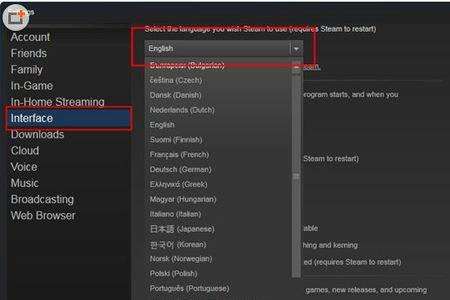 Steam中如何设置中文